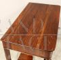 Antica console Carlo X in noce, Italia '800