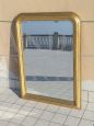 Specchio a vassoio vintage dorato
