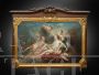 Dipinto antico olio su tela alla maniera di Francois Boucher