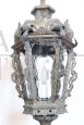 Coppia di lanterne da tavolo in bronzo di inizio '900