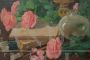 Raffaele Pucci - Dipinto di Natura Morta con rose, olio su tela