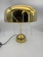 Lampada da tavolo vintage in ottone                            