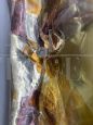 Plafoniera applique vintage La Murrina in vetro di Murano ambra