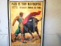 Manifesto vintage della Corrida di Madrid, anni '50