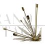 Lampadario Sputnik moderno in ottone e vetro I-0032