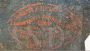 Paesaggio, dipinto antico ovale di Steffani Luigi, olio su tavola