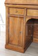 Grande scrivania antica a ribalta di epoca Carlo X - XIX secolo