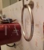 Set di porta asciugamani vintage da parete in metallo spazzolato