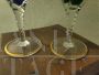 Bicchieri Murano con decoro in oro zecchino