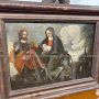 Fuga d'Egitto - Dipinto antico ad olio del XVII secolo di scuola italiana