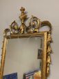 Specchiera antica intagliata e dorata di epoca Luigi Filippo - XIX secolo