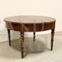 Antique extendable walnut table from the Louis Philippe period, Italy 19th century