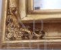 Specchio rettangolare dei primi del '900 in foglia oro