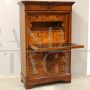 Secretaire cappuccino antico Luigi Filippo in noce '800                            