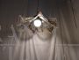 Lampadario a sospensione in vetro di Murano La Murrina, anni '80