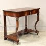 Antica console Carlo X in noce, Italia '800