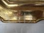 Specchiera antica a vassoio in legno dorato, fine ‘800