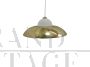 Lampada a sospensione vintage in ottone, anni '70                            