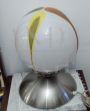 Lampada vintage a biglia in vetro di Murano