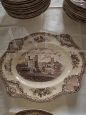 Servizio di piatti Inglesi Johnson Bros Old Britain Castle. Anni 5060. 41 Pezzi                            