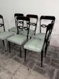 Set di 6 sedie vintage italiane in stile Ico Parisi