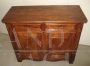 Piccola credenza rustica in pino massello, fine '800 