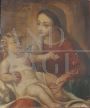 Dipinto Madonna con Bambino della prima metà dell'800, arte Veneta