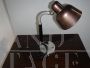 Lampada da scrivania vintage Greco in metallo marrone                            