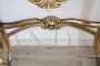 Consolle in stile Barocco con specchio in legno intagliato e dorato, primi '900