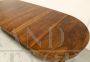 Antique extendable walnut table from the Louis Philippe period, Italy 19th century