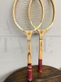 Coppia di racchette da tennis vintage Player Goodyear anni '60                            