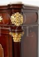 Credenza antica Napoleone III Francese in stile Vernis Martin