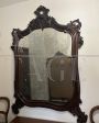 Grande specchio Neobarocco in legno intagliato, ‘800