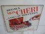 Insegna vintage Mon Chéri Ferrero double-face, anni '70