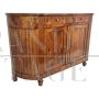 Credenza madia antica veneta di fine '700 in ciliegio con fianchi stondati - A-0305