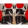 Set di 4 sedie vintage Souvignet Plichanse, Francia anni '70