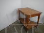 Tavolino banchetto vintage con ripiano, 1960