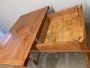 Antico tavolo allungabile a libro del XIX secolo in ciliegio