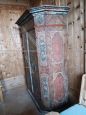 Armadio tirolese antico dipinto dei primi dell'800