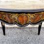 Tavolo scrivania antica in stile Boulle di epoca Napoleone III - '800