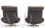 Coppia di poltrone girevoli di Arnold Vandenbeuck per Strässle
