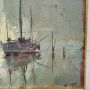 Renzo Ravazzotti - dipinto con barca