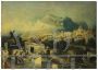 Dipinto Veduta di Capri, scuola di Posillipo, olio su tela 