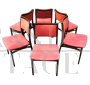Set di 6 sedie nello stile di Ico Parisi, anni '60