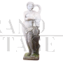 Statua da giardino classica con Leda e il cigno di inizi '900                            