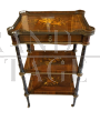 Tavolino antico Napoleone III a tre ripiani
