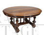 Tavolo antico ovale allungabile di epoca Enrico II Francese                            