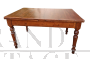 Tavolo estensibile dell'800 con gambe tornite                            