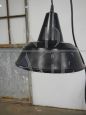 Lampada a sospensione industriale vintage, diametro 30 cm