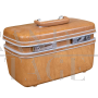 Valigetta beauty case vintage Samsonite marrone anni '60                            